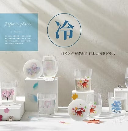 温感・冷感で色が変わる 四季のJapan Glass と歌舞伎シリーズ